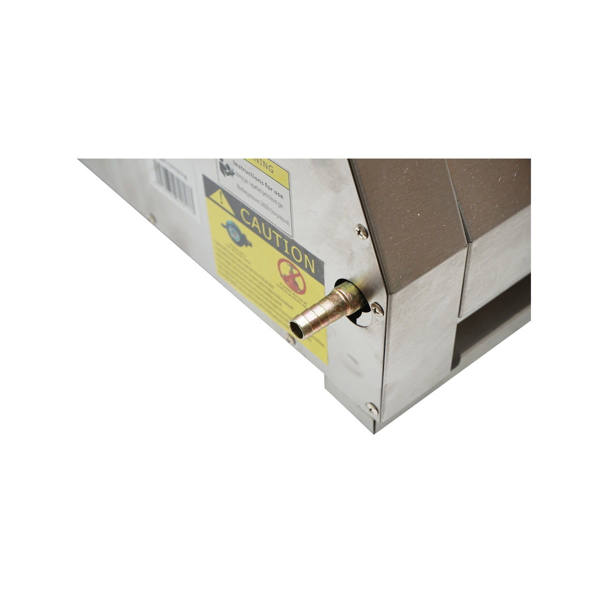 Camping grill with 2 burners and 1 cooking area 676x400x185mm