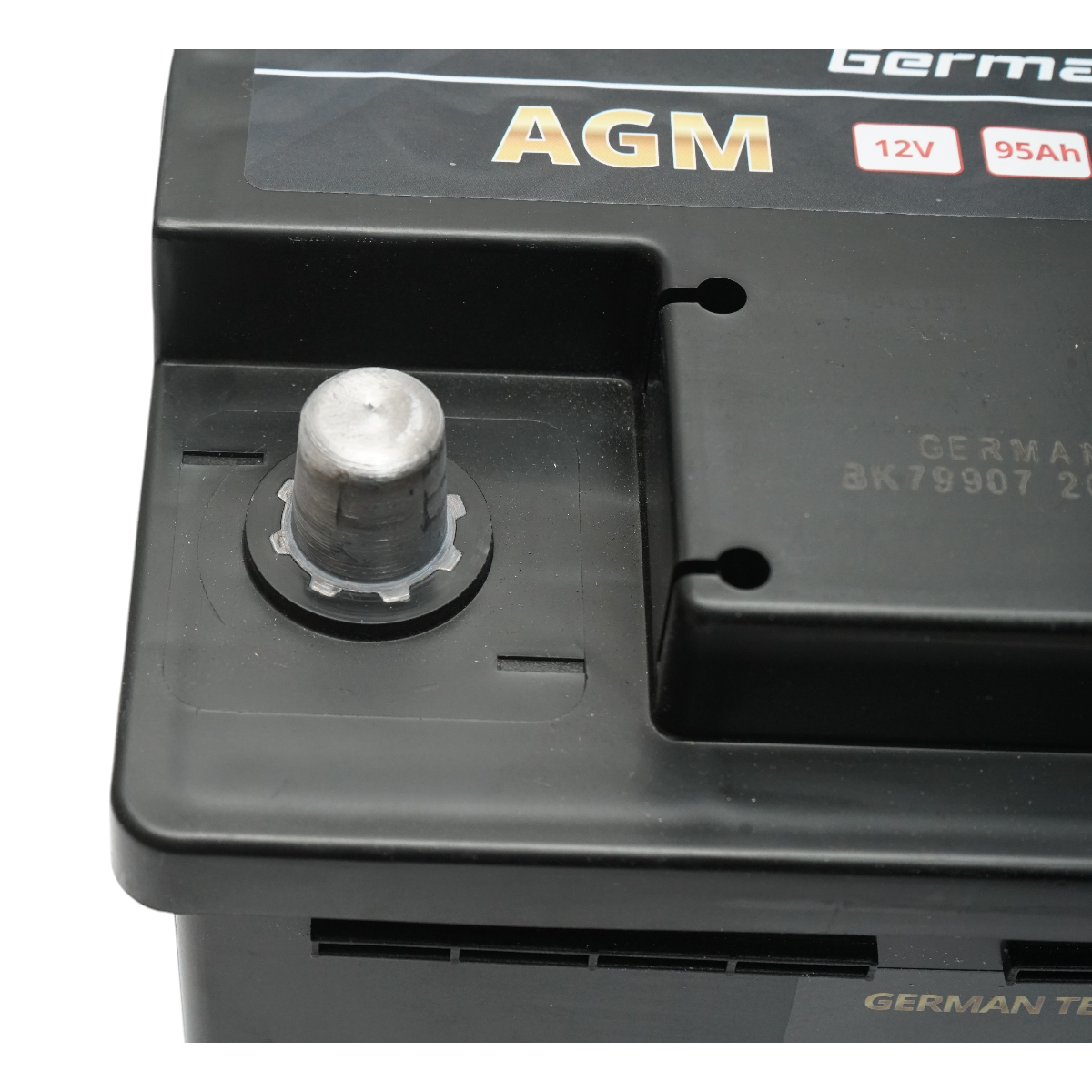AGM start-stop car battery 12V 95 Ah, 1000A start 350x175x195mm Breckner Germany