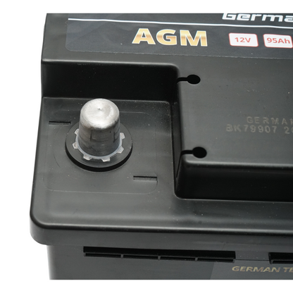 AGM start-stop car battery 12V 95 Ah, 1000A start 350x175x195mm Breckner Germany