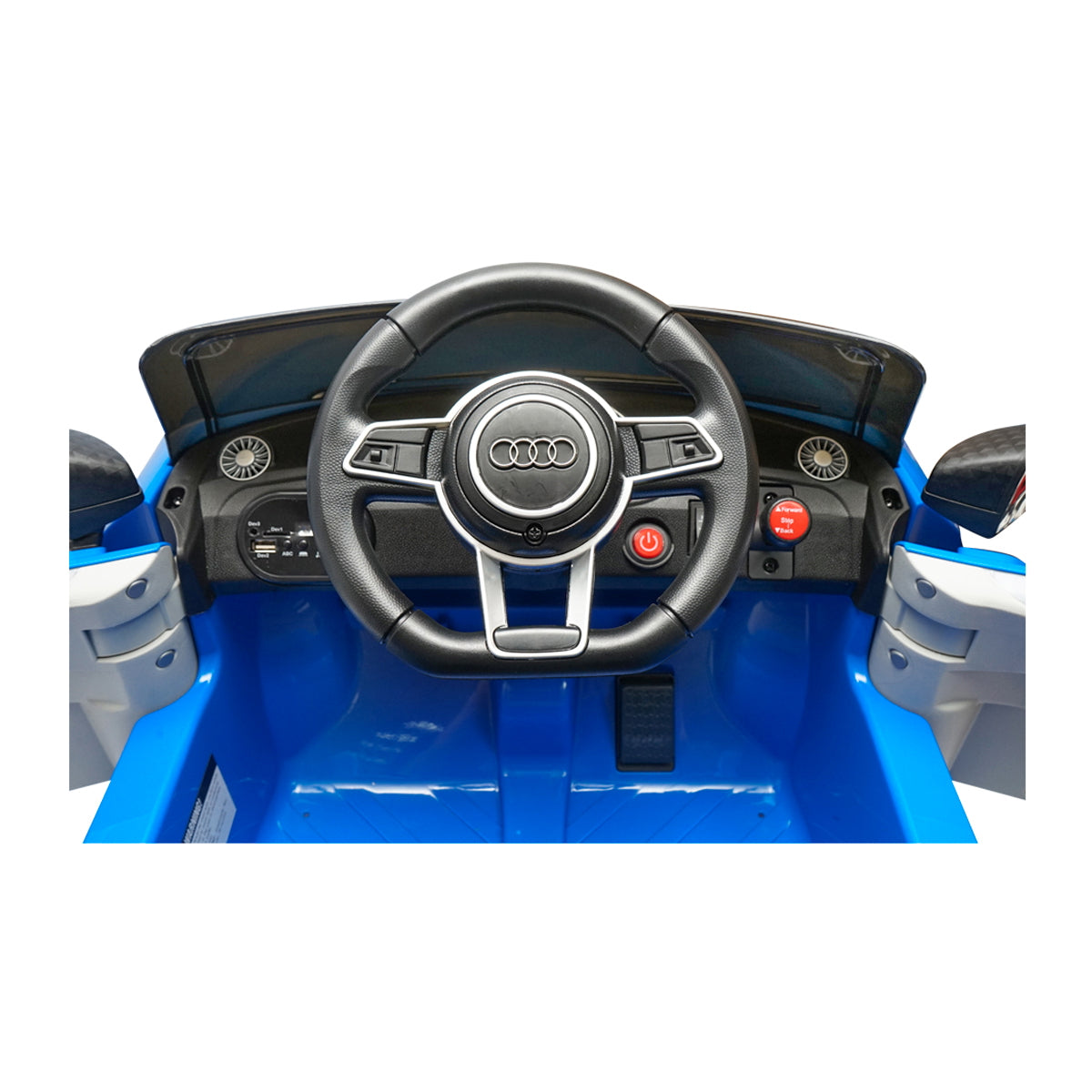 Electric car with 6V/4Ah battery and remote control for kids Audi TT JE1198 blue