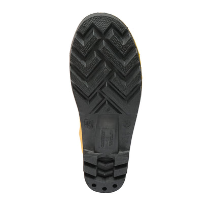 Rubber work boots, yellow, size 45 Crownman