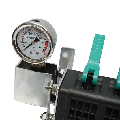 Herbicide distributor with 5 horsepower, filter, electric valve, and glycerin manometer 25 bar