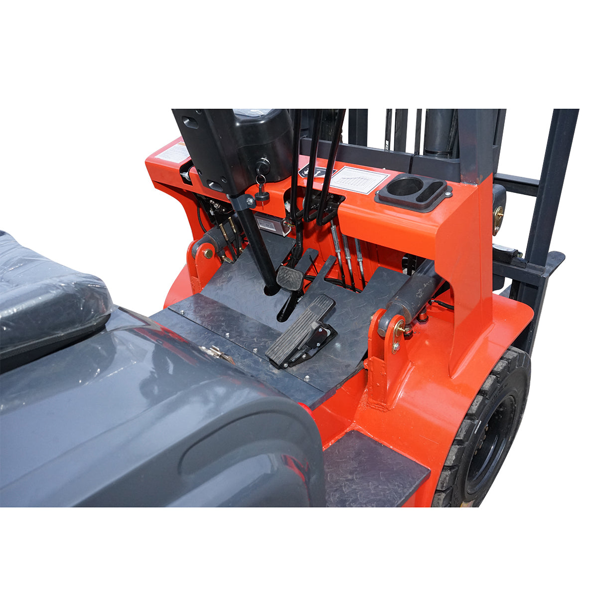 Electric forklift 2T duplex 3M, with 72V/100Ah battery with lateral translation THOR