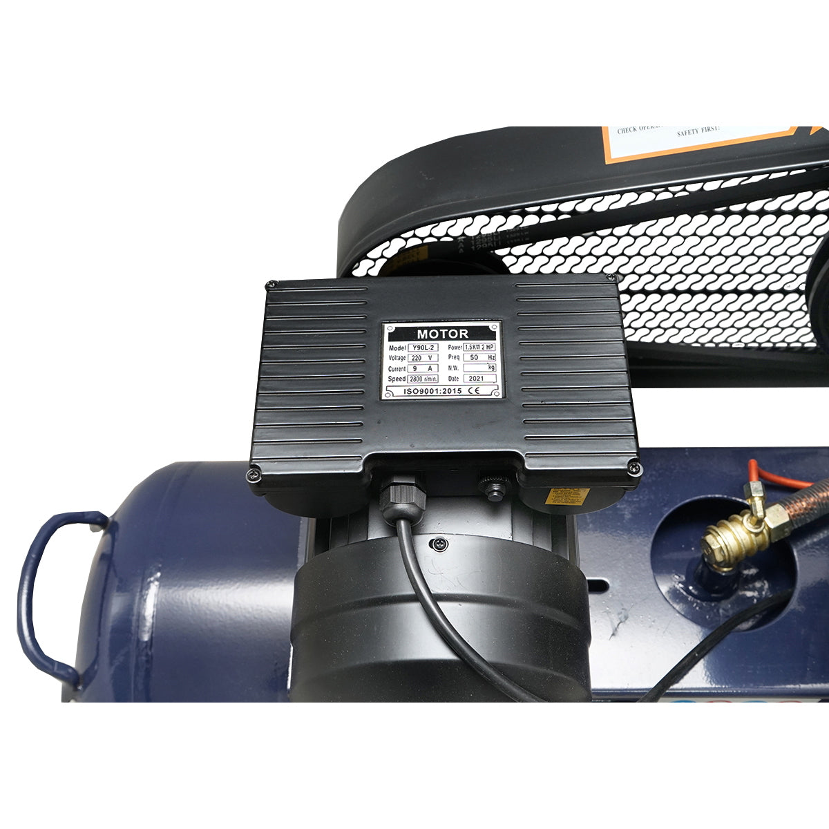 Air compressor 1.5Kw 2Hp 220V 100L tank Makute