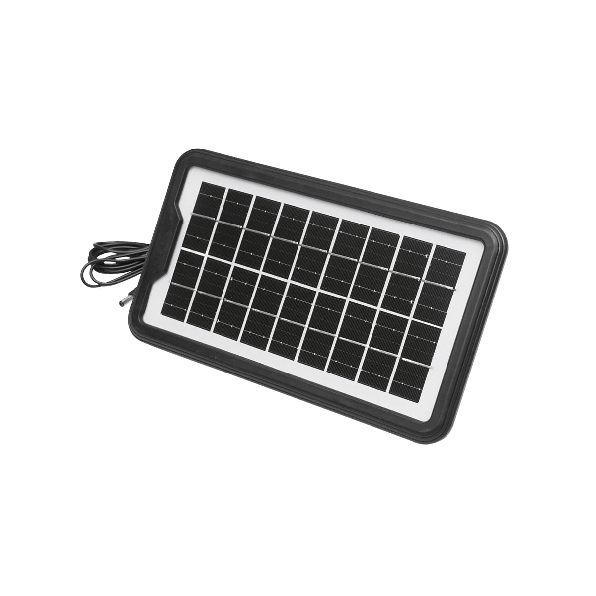 Portable LED lighting kit with 3 bulbs/projector, solar panel, and 6V, 4.5Ah battery for fishing camping GD-17