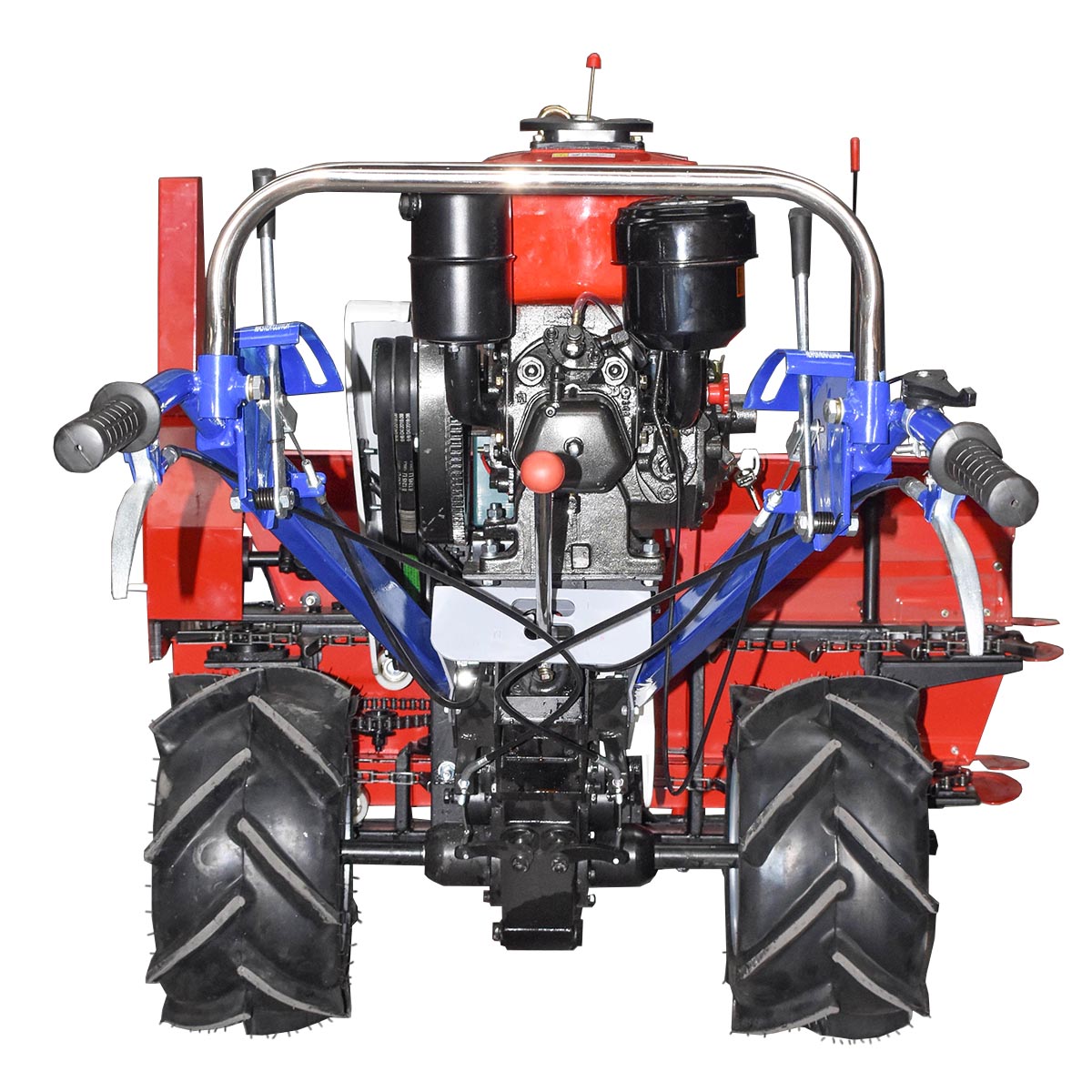Diesel tiller 6HP with combined mower working width of 1000mm Baisan