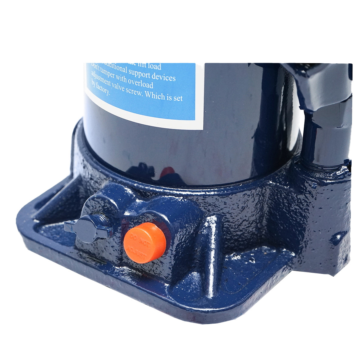 12-ton piston type hydraulic jack with valve 210mm