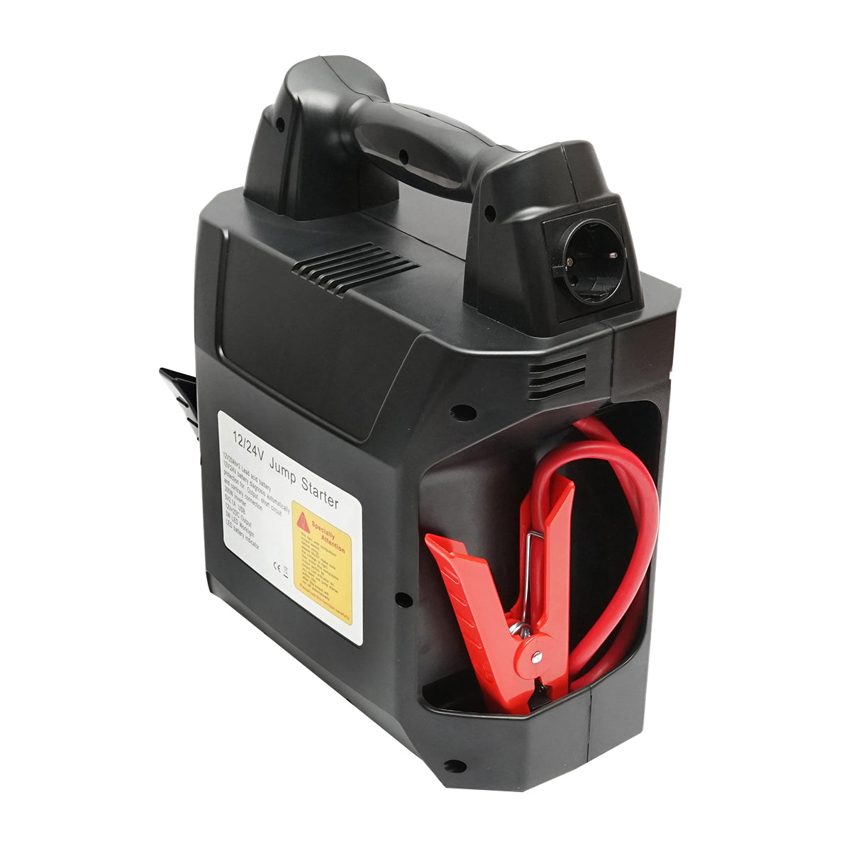Portable start-up robot with 5 functions 12/24V 300W 600-3000A, battery included, 3W LED lamp and 1xUSB 5V/2.1A