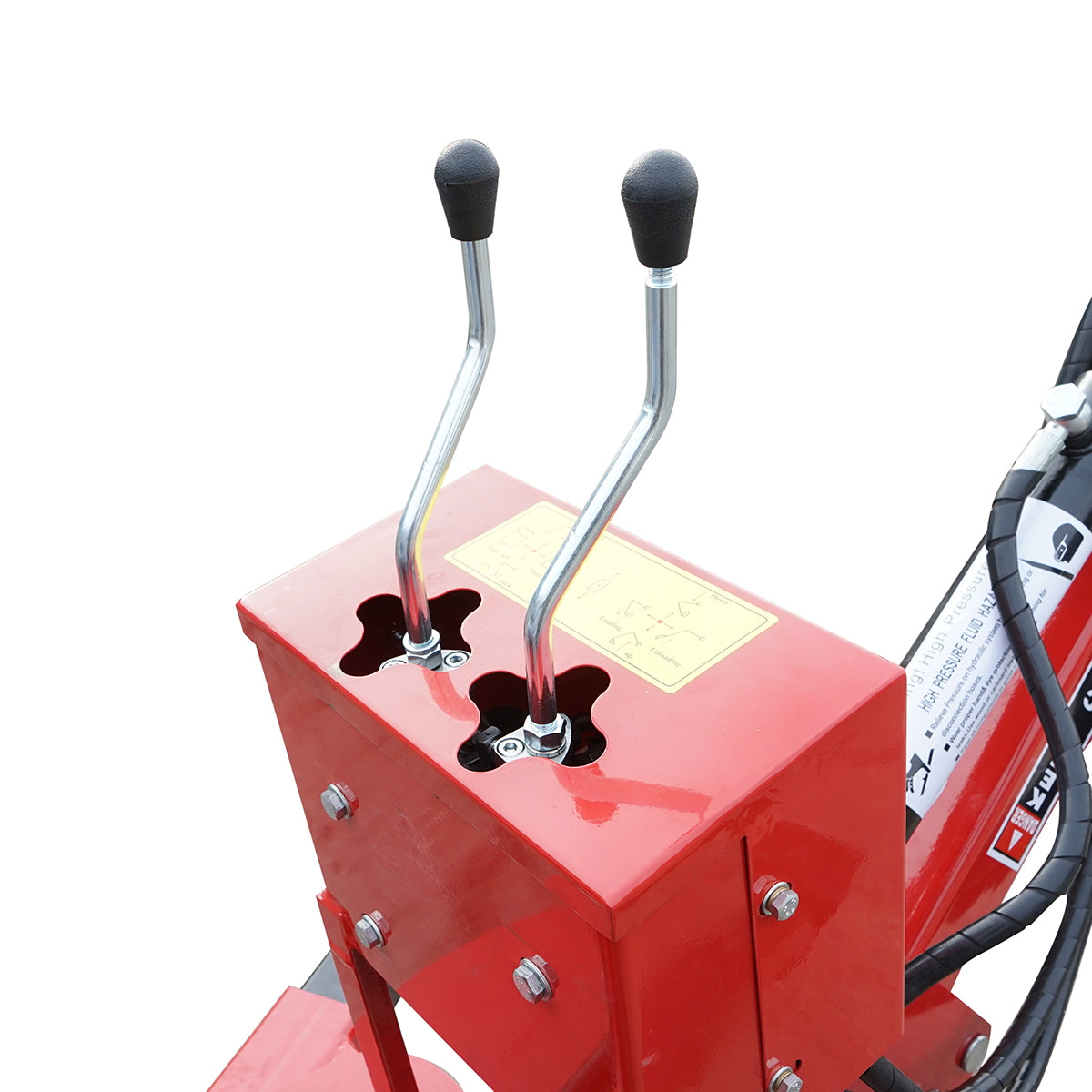 Mini excavator for ATV with 15Hp engine, 420CC gasoline, towable, 360 degree rotation
