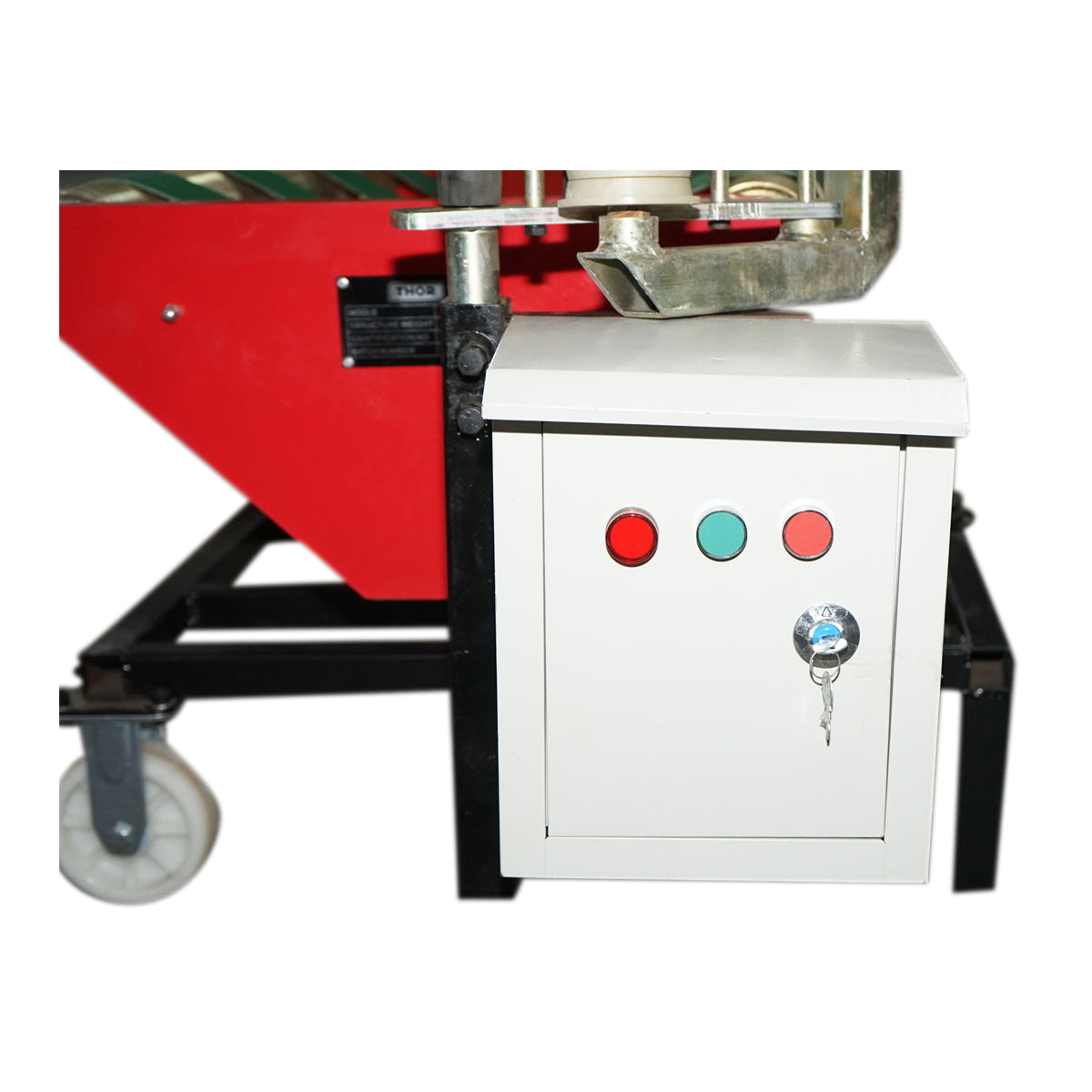 Electric baler wrapping machine 1000x600mm with a 0.7KW motor, 230V