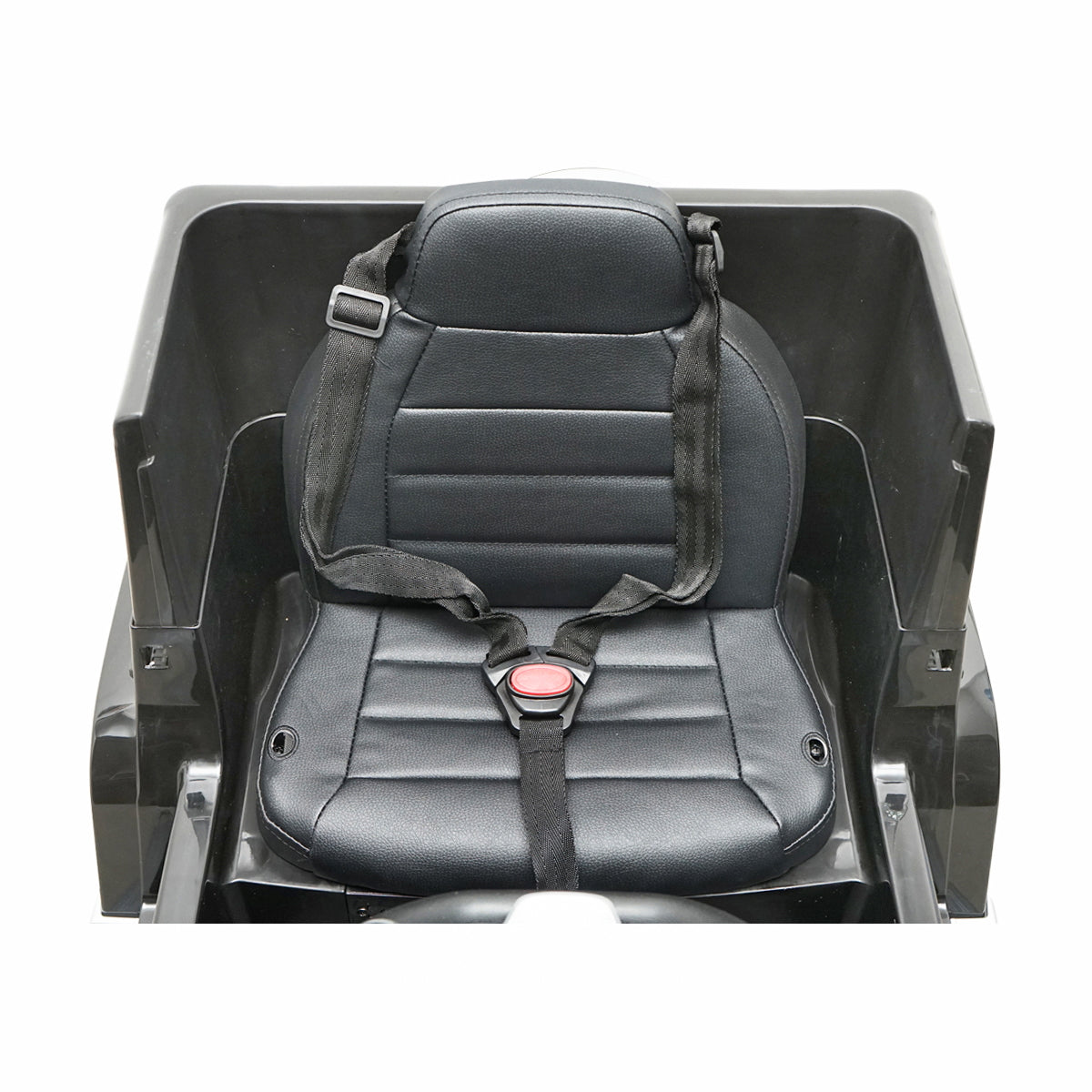 6V/7Ah battery electric car with remote control for kids Mercedes G500 JJ2077 black with leather seat