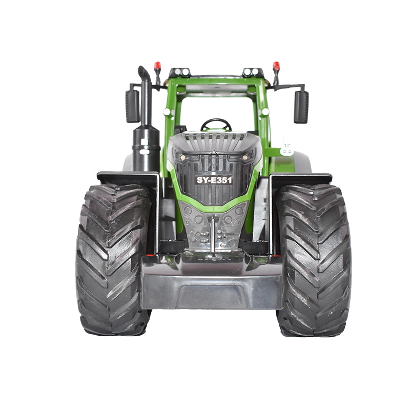 DoubleE RC 1:16 tractor toy with remote control, 2.4 GHz, lights, sounds, 25m range, 2.16 km/h speed