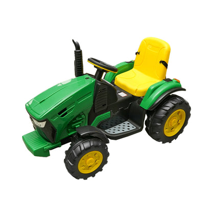 Electric tractor with remote control trailer and battery for children toy 1980x650x610