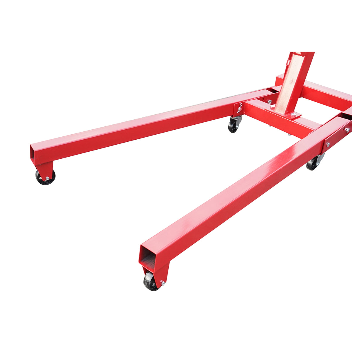Giraffe-type folding hydraulic crane for workshop 2T