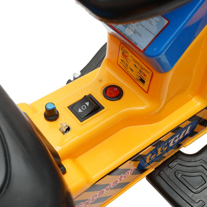 Excavator, electric battery-powered car for children aged 3-6 years LETU Excavator
