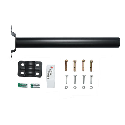Solar LED lamp 400W street lighting 6500K with solar panel, remote control, motion sensor Breckner Germany