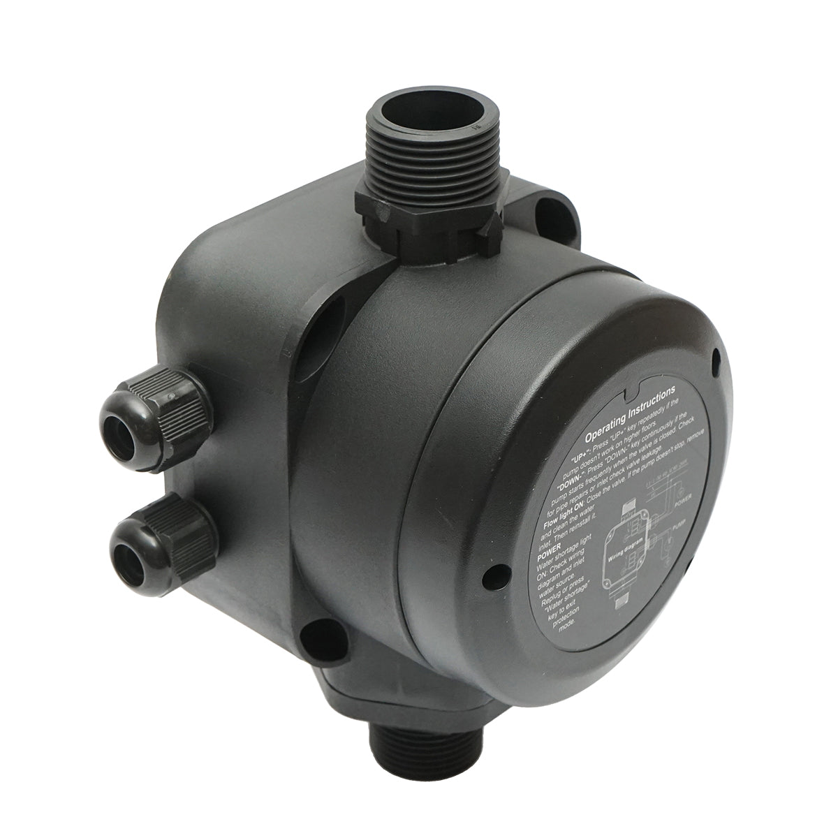 Automatic electronic pressure switch 2.2KW, 220V for water pump, manually adjustable pressure max. 15 bar, HYDROCALL-2200M