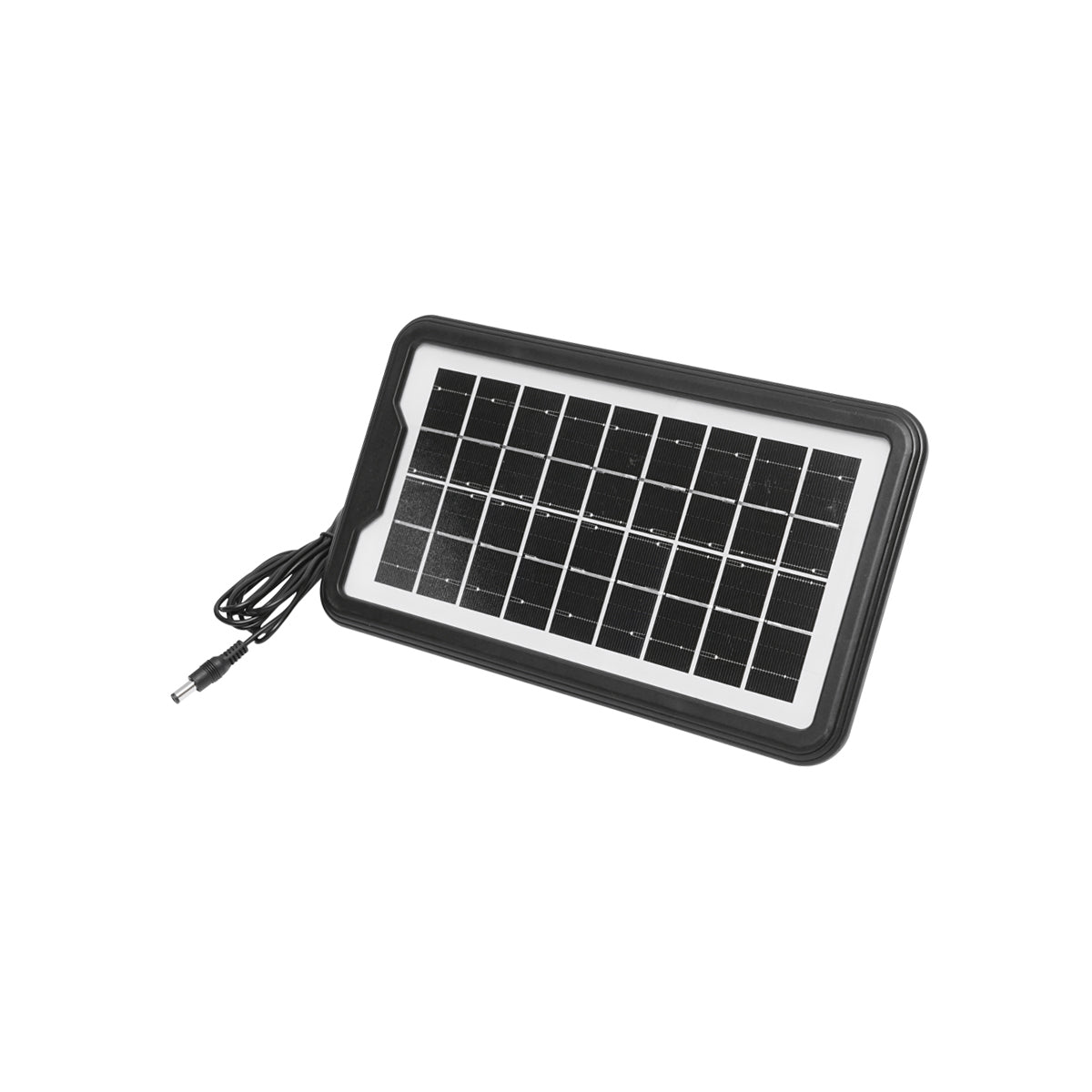 Portable LED lighting kit with 3 bulbs/projector, solar panel and 6V, 3Ah battery for fishing camping GD-17