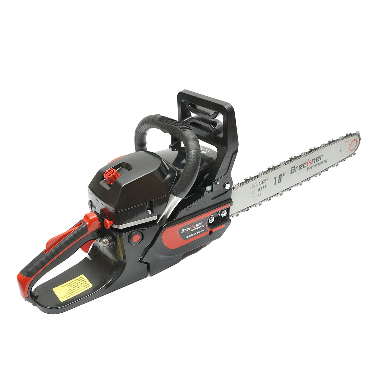 Chainsaw, 2-stroke, 58cc, 3.3HP, 8500rpm with 18 inch (45cm) blade Breckner Germany