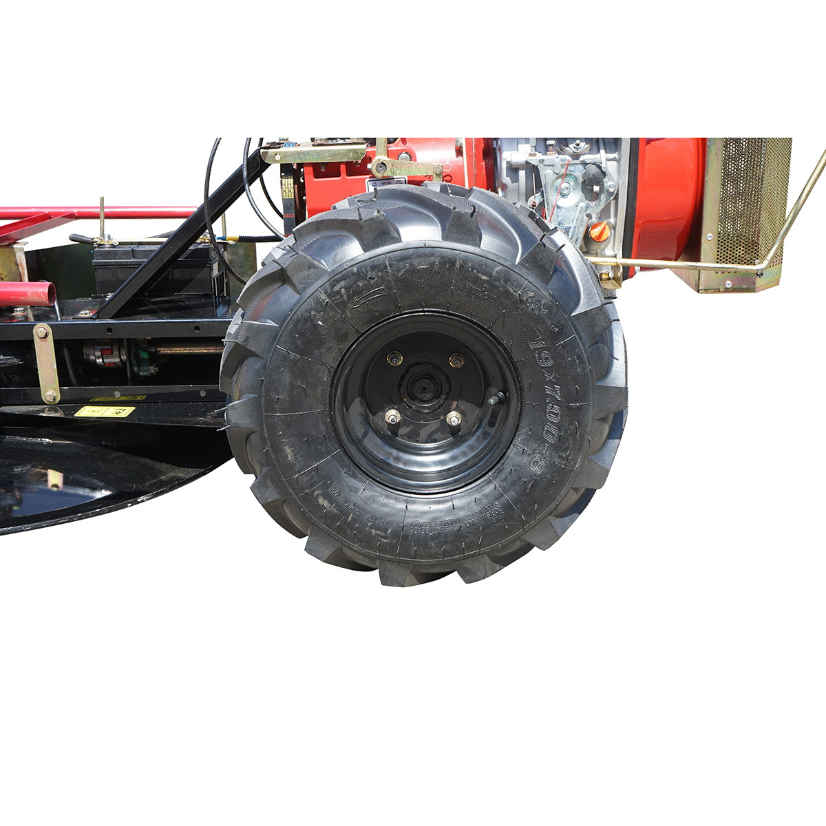 950mm rotary mower with diesel engine and electric start 1850x880x860mm