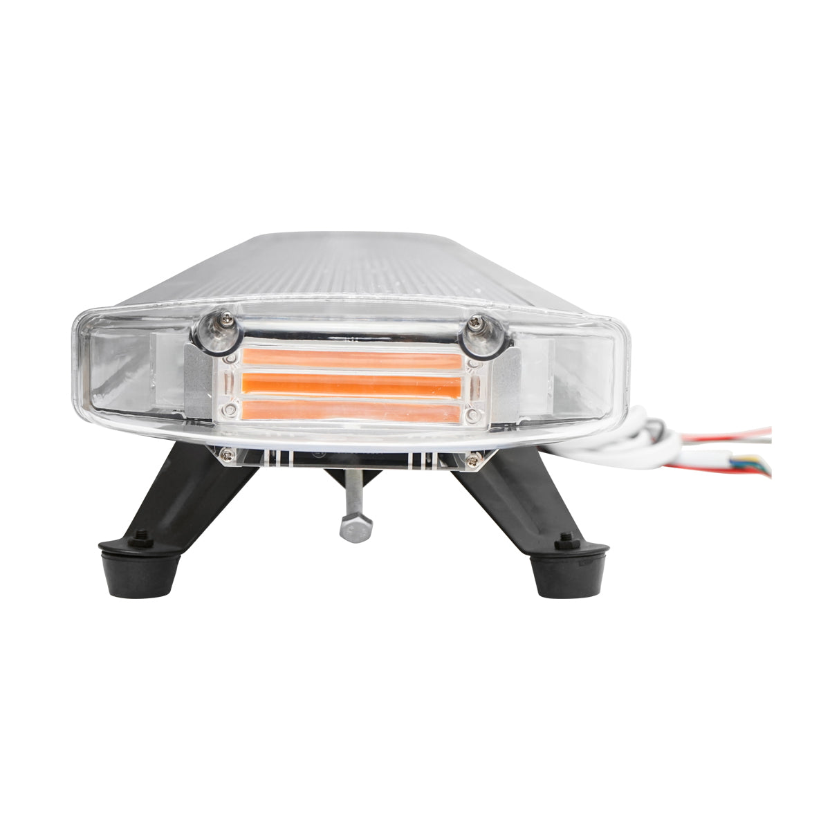 12V light bar with 22 yellow light modules and integrated sound 1180x210x68mm Breckner Germany
