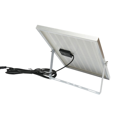 60W LED projector with 10W solar panel, 1200mAh battery, and remote control IP67 Breckner Germany