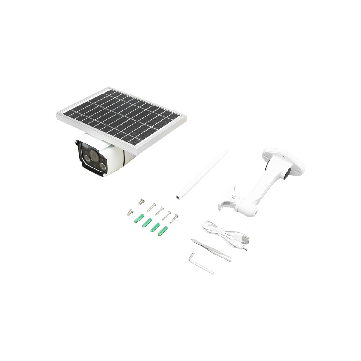 YN-88 Wireless WIFI Surveillance Camera with solar panel designed for areas without electricity (farms, cabins, fishing spots)