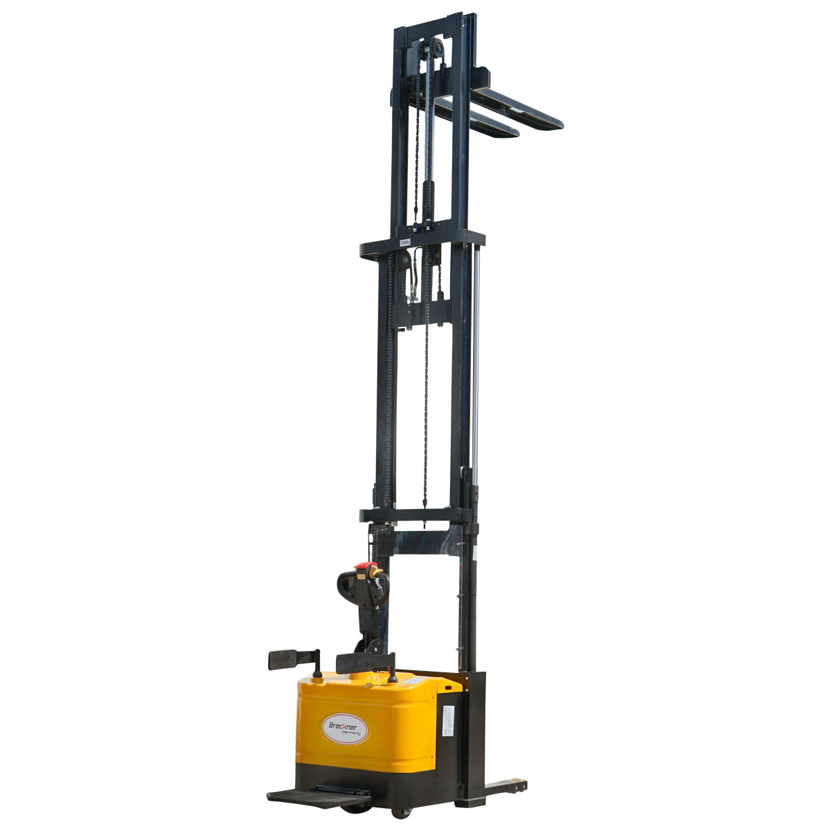 Electric pallet truck with a maximum load of 2.5T, lift height 4500mm, forks 1150mm Breckner Germany