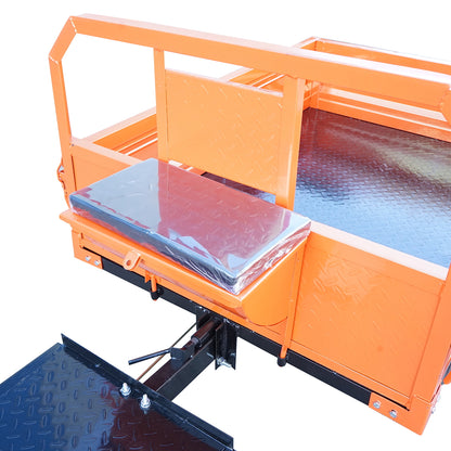 Cultivator trailer 450Kg, tires 400-12, bed 140x100x30cm