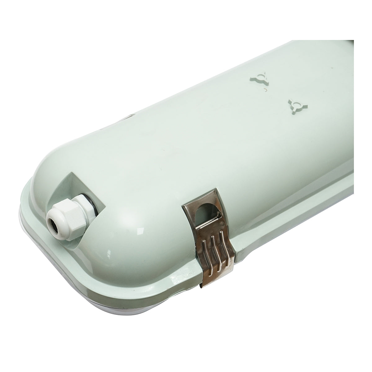 LED lighting fixture fluorescent 2x58W, 220V, 1560x130x90mm IP65 Breckner Germany