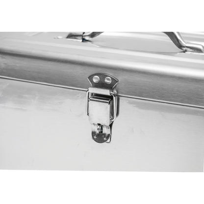 Stainless steel tool box 405x200x175mm Breckner Germany