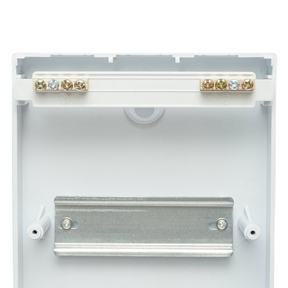 Single row fuse board, 6 modules 200x145x95mm IP40