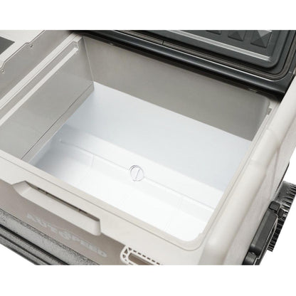 Car refrigerator with compressor and trolley wheels 42L 12-24-220V 60W