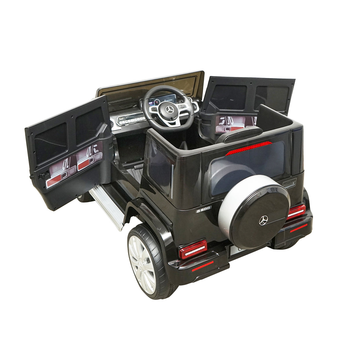 Electric car with 6V/7Ah battery and remote control for kids Mercedes G500 JJ2077 black