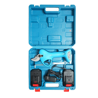 Electric garden shears 970W with 2 Li-ion 21V batteries, diameter 0-30mm