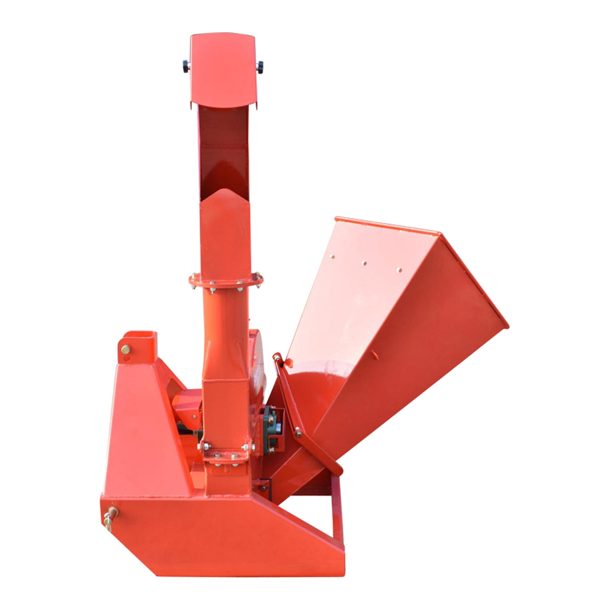 Branch shredder with PTO power take-off, required power 18-50 HP, maximum log diameter 100 mm, hopper 400x420x600 mm Breckner Germany