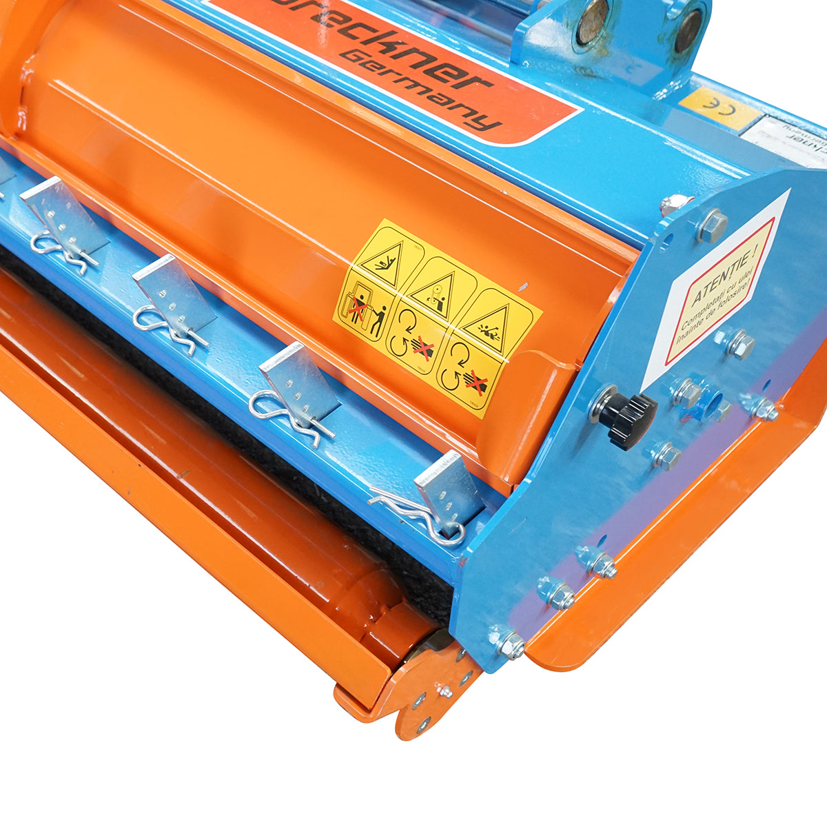 KFH145 shredders 25-50HP with hydraulic translation and compactor, included cardan 304Kg Breckner Germany