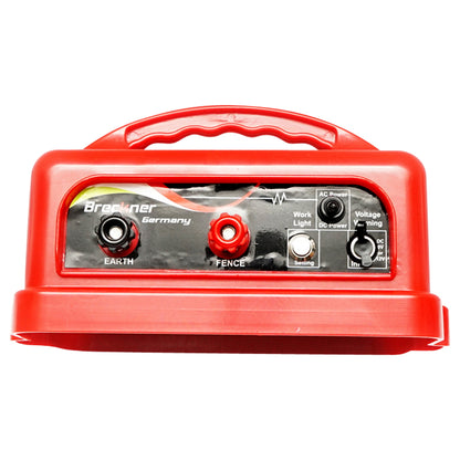 Impulse generator device 9-12V or 220V, 1 Joule, 5km for electric fence Breckner Germany