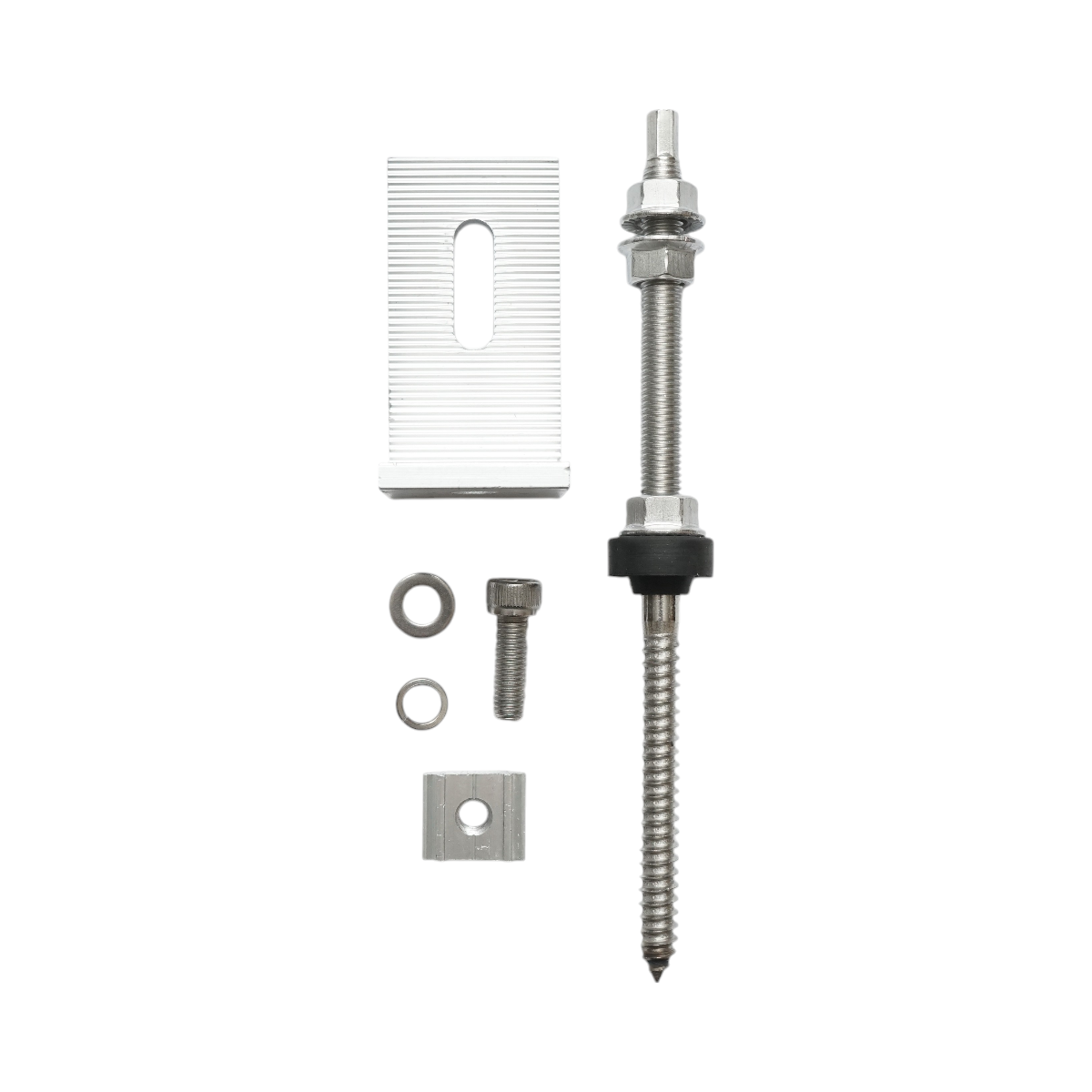Kit clamp and screw M10x200mm for solar panel mounting system B Breckner Germany