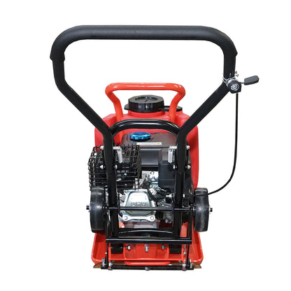 C60 compactor plate with a working surface of 510x370mm, standard euro 5 engine, 196CC/7HP, 5900 rpm, 58Kg with water tank Breckner Germany.