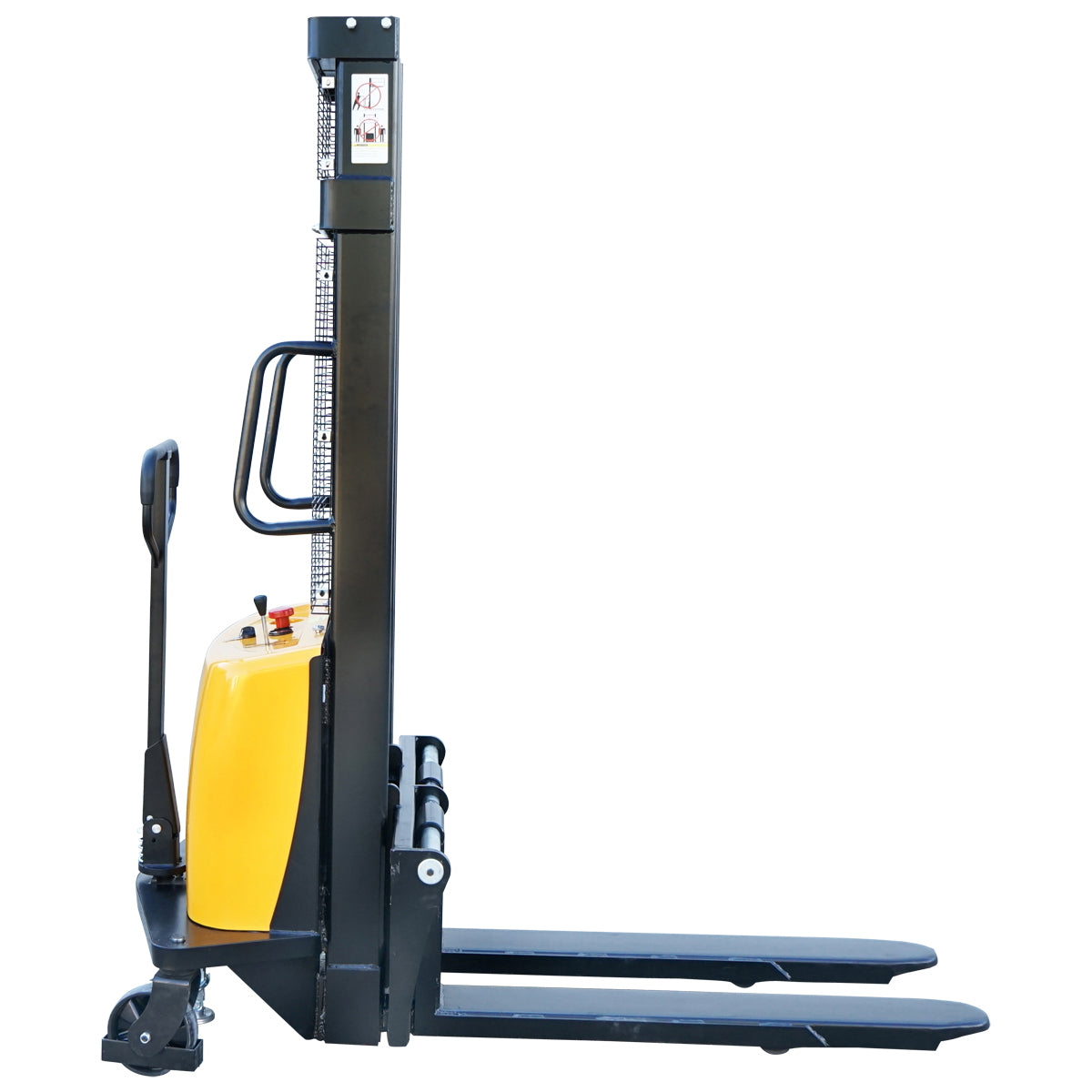 Semi-electric pallet truck with a maximum load of 1.5T, lifting height of 3000mm, forks 1150mm Breckner Germany