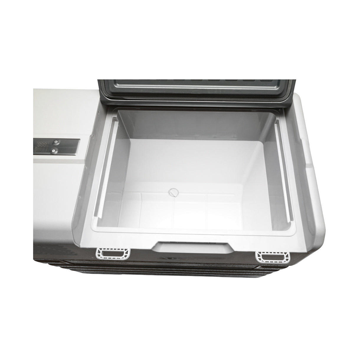 Car refrigerator with compressor and trolley wheels 52L 12-24-220V 60W