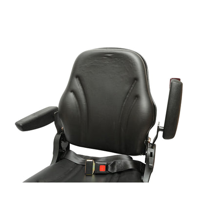 Universal air suspension seat, adjustable in height and weight 50-140Kg, armrests and backrest tilted 50-90° for tractor, agricultural, industrial machinery, forklift