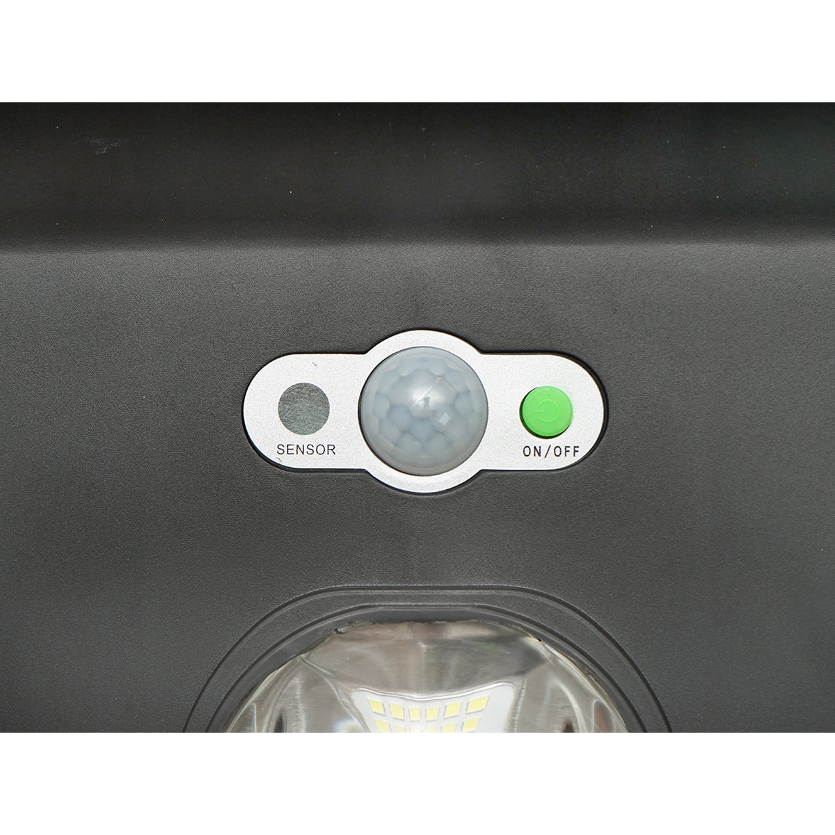 LED solar street lamp 150W, 6500K, IP65 with solar panel, motion sensor and pole mounting Breckner Germany