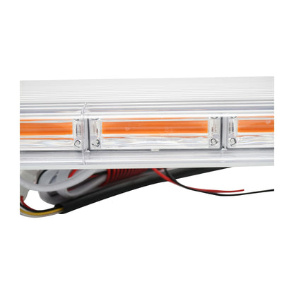 12V lighted beacon ramp with 22 yellow light modules 1180x210x64mm Breckner Germany