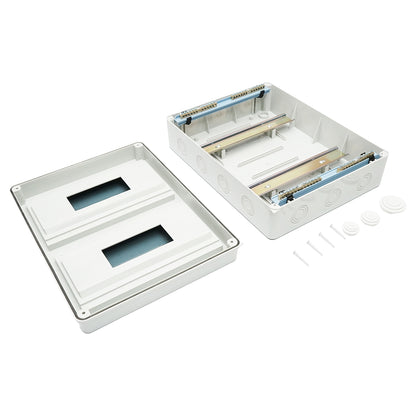 Electrical panel applied 2 rows, 24 modules, IP65, 420x295x130mm