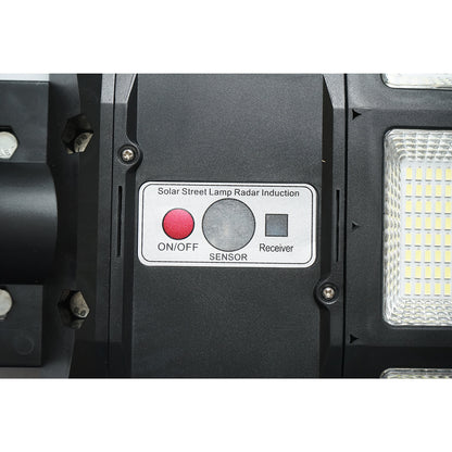 LED solar street lamp 1200W, 6500K, IP65 with solar panel motion sensor remote control Breckner Germany