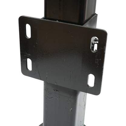 Adjustable support leg trailer with crank 60-100cm, lateral fixing, maximum load 4000 Kg