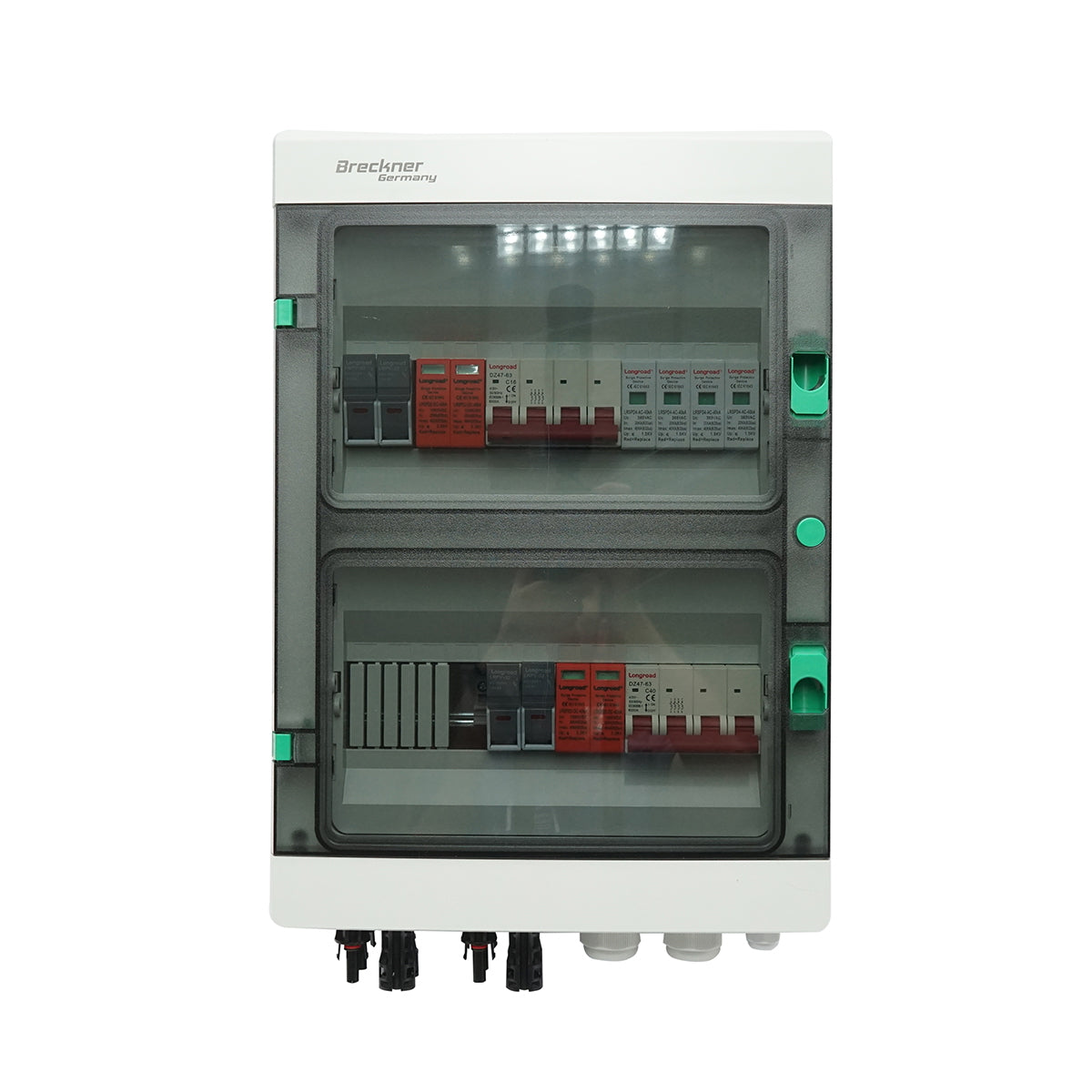 DC/AC fuse box equipped for a 380V system 5-10KW with ON/OFF Grid inverter prosumer
