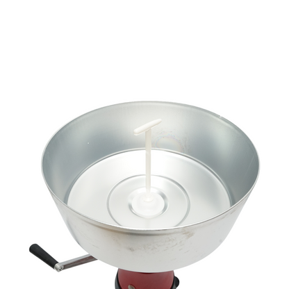 Cream separator from milk or for manual degreasing, aluminum container 5L, capacity 80L/h